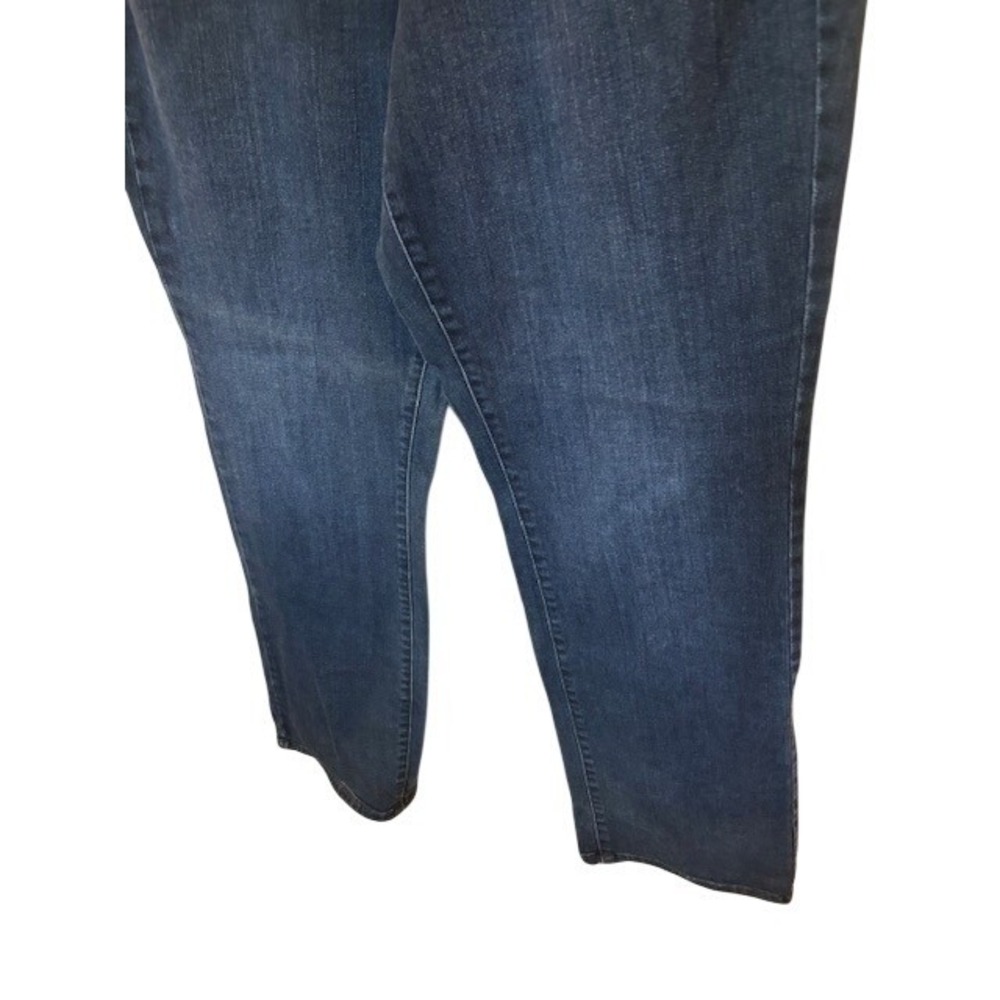 Coldwater Creek High Rise Straight Leg Dark Wash Blue Jean's Women's 14 - Picture 5 of 10